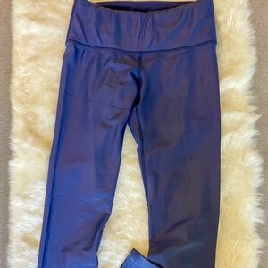 Carbon 38 Shine Blue Yoga Pants